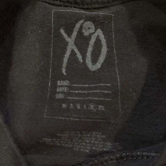 The Weeknd Black XO After Hours Promo Double Sided Graphic Tee Men’s Sz XL - Picture 6 of 6